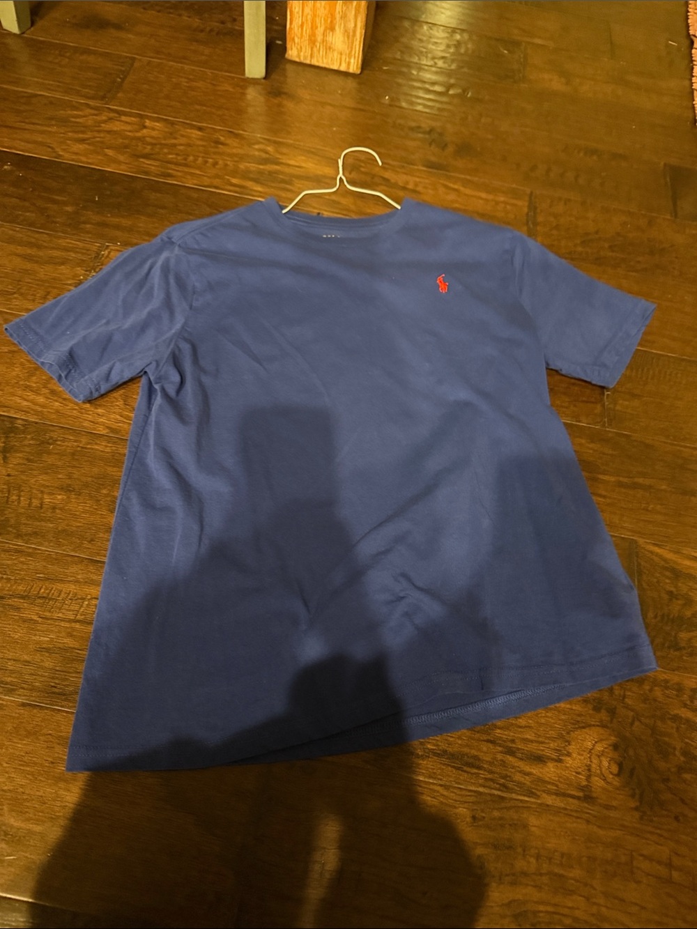 Ralph Lauren Navy Short Sleeve Tee with Red Pony Logo